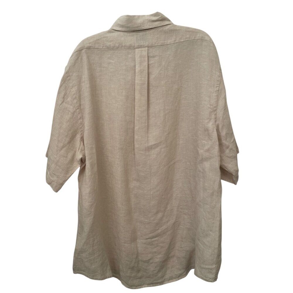 Brooks Brothers 1818 Regent LINEN XL The Original Polo Shirt Button Down - Picture 2 of 7